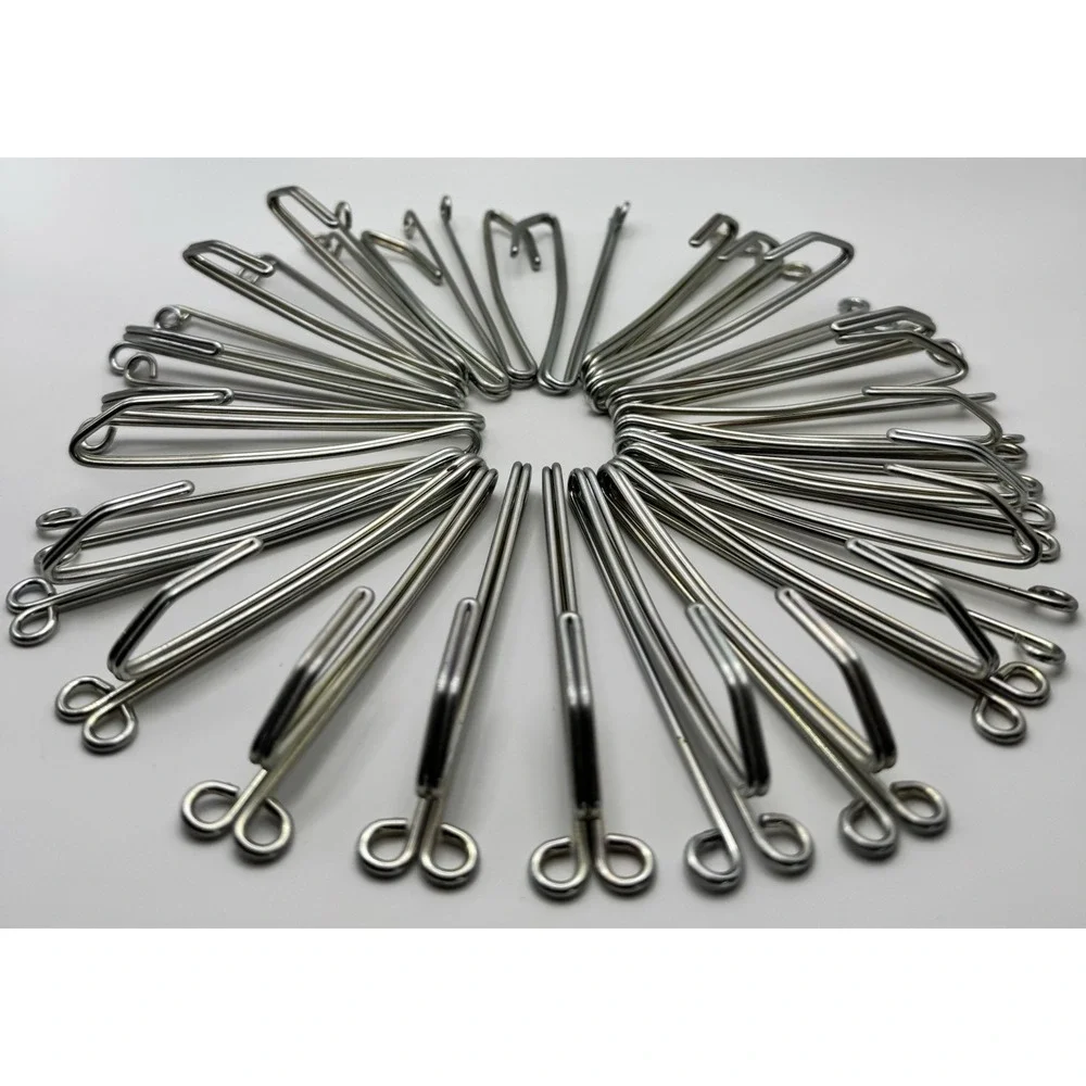 Curtain Pin Hooks 24 Pc Drapery Pinch Pleat Hooks Metal Heavy Duty